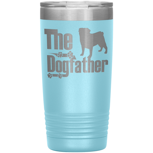 DogFather - Pug - 20oz Vacuum Tumbler
