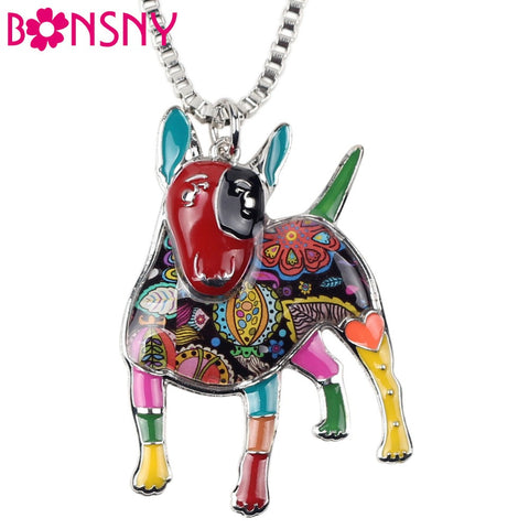 Bull Terrier Designer Pendant and Necklace