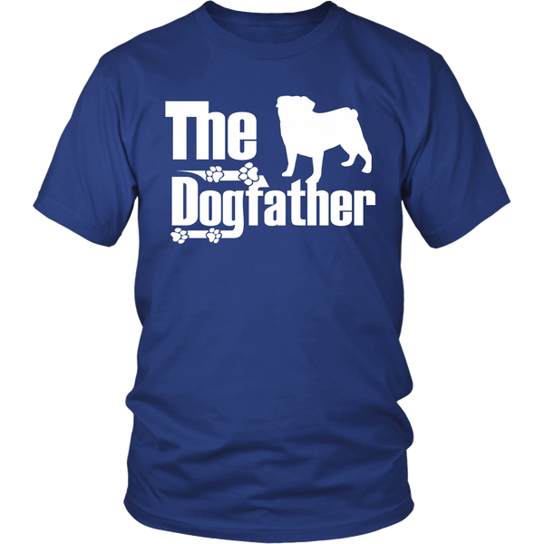 Pug Lover - The Dogfather - T Shirt - Pug Fans - FREE Shipping