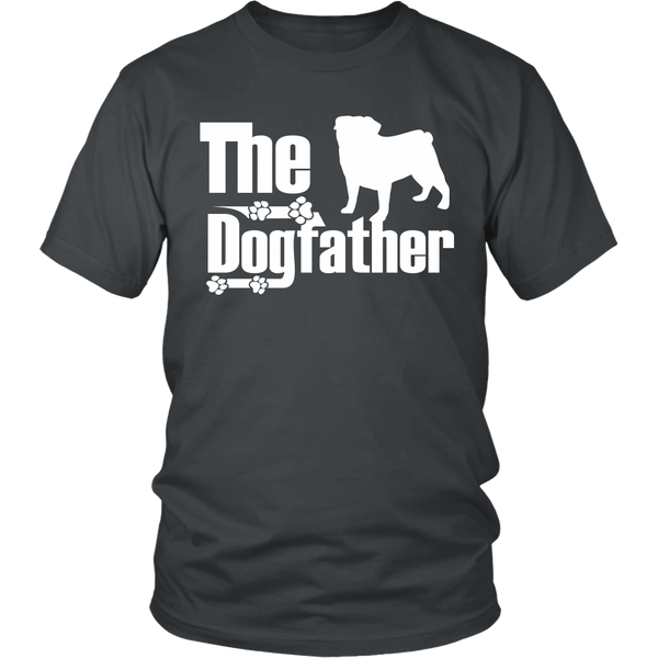 Pug Lover - The Dogfather - T Shirt - Pug Fans - FREE Shipping