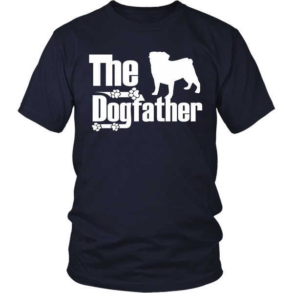 Pug Lover - The Dogfather - T Shirt - Pug Fans - FREE Shipping