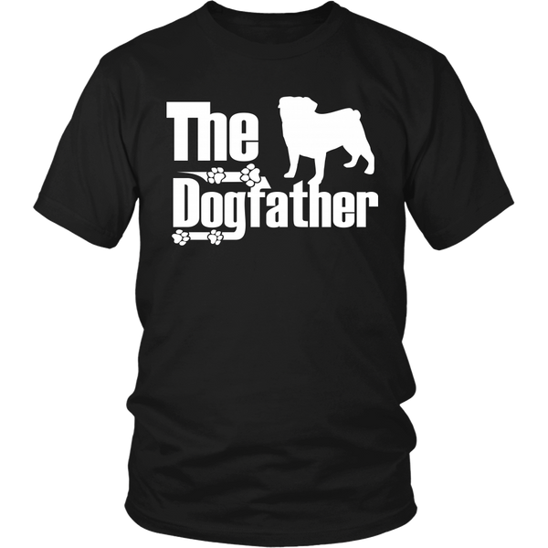 Pug Lover - The Dogfather - T Shirt - Pug Fans - FREE Shipping