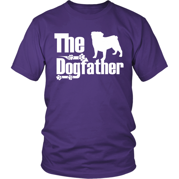 Pug Lover - The Dogfather - T Shirt - Pug Fans - FREE Shipping