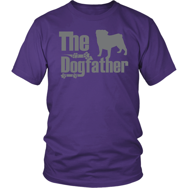 Pug Lover - The Dogfather - T Shirt - Pug Fans - FREE Shipping