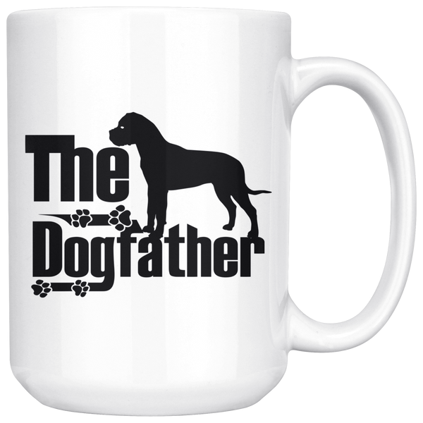 Bullmastiff Lover Gifts The Dogfather 15oz White Coffee Mug