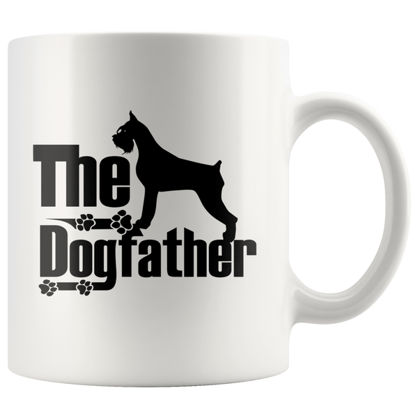 Schnauzer Lover Gifts The Dogfather 11oz White Coffee Mug