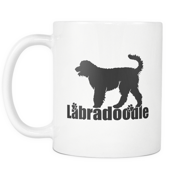 White Labradoodle 11oz Coffee Mug