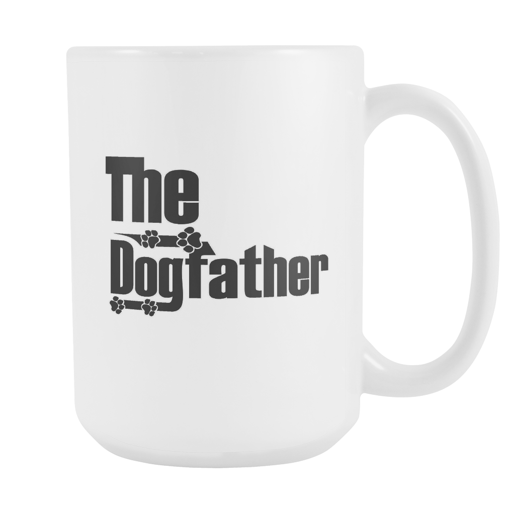 The Dogfather - 15 oz white mug