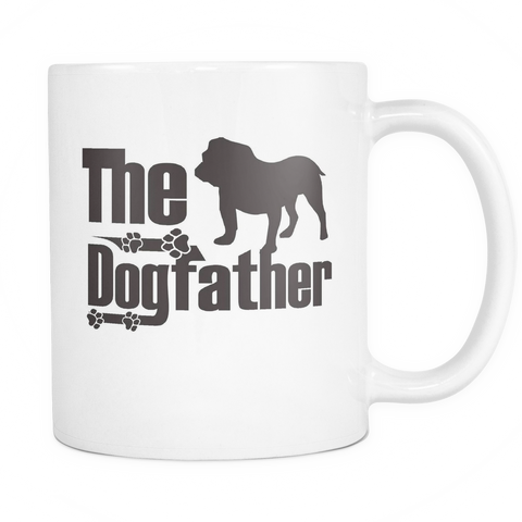 The Dogfather - Bulldog 11oz White Mug