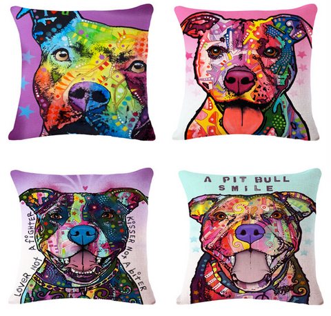 Pit Bull Pillow Covers FREE Shipping!