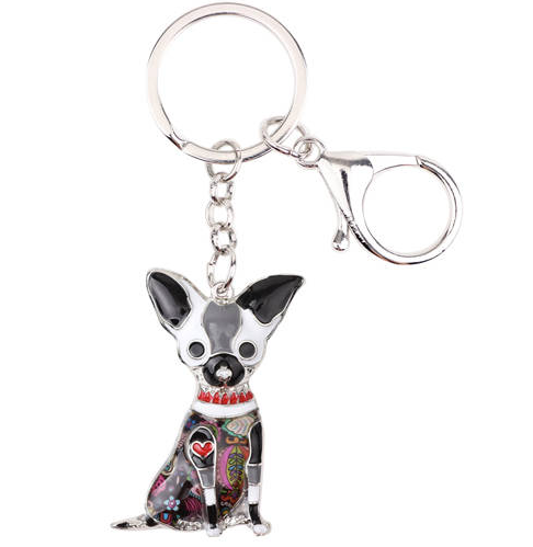 Chihuahua Jewelry - Chihuahua KeyChain- Chihuahua Art - Chihuahua Watercolor - Chihuahua Figurine- Mother's Day FREE Shipping