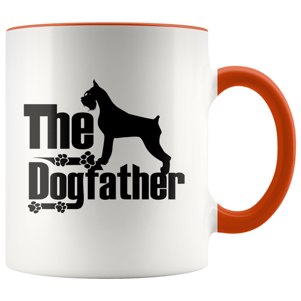 Schnauzer Lover Gifts The Dogfather 11oz Assorted Color Coffee Mug