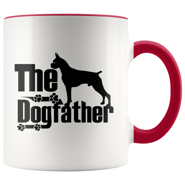 Boxer Lover Gifts The Dogfather 11oz Assorted Color Coffee Mug