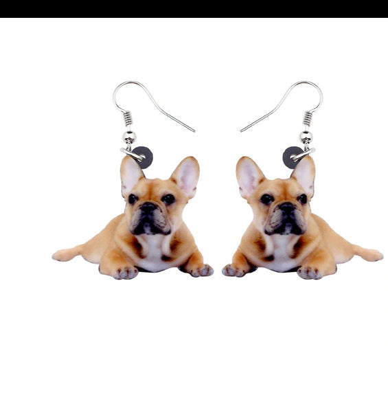 French Bulldog Jewelry - French Bulldog Necklace- French Bulldog Earrings - French Bulldog Gifts - French Bulldog Keychain FREE Shipping