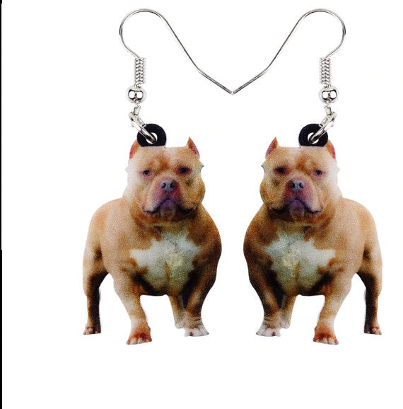 Pit Bull Jewelry - Pit Bull Necklace- Pit Bull Art - Pit Bull Earrings - Pit Bull Gifts - FREE Shipping