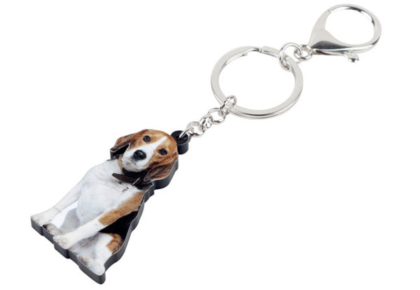 Beagle Keychain - Beagle Necklace- Beagle Jewelry - Beagle Earrings - FREE Shipping