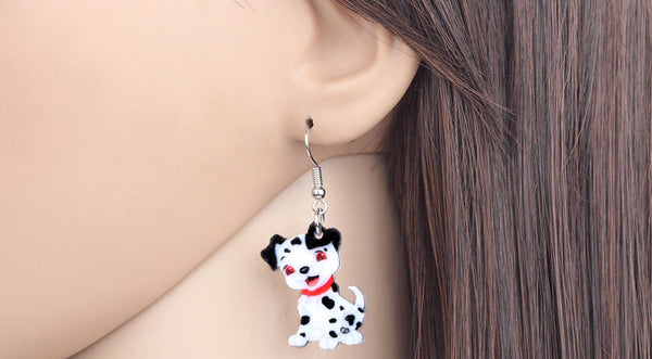 Dalmatian Jewelry - Dalmatian Necklace- Dalmatian Lover - Dalmatian Earrings - Dalmatian Gifts - Dalmatian Jewelry - FREE Shipping
