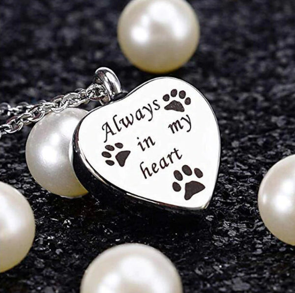 Pet Urn Necklace - Dog Urn Necklace -Pet Ash Holder - Pet Keepsake -Urn for Ashes -Memorial Jewelry -Urn Necklace