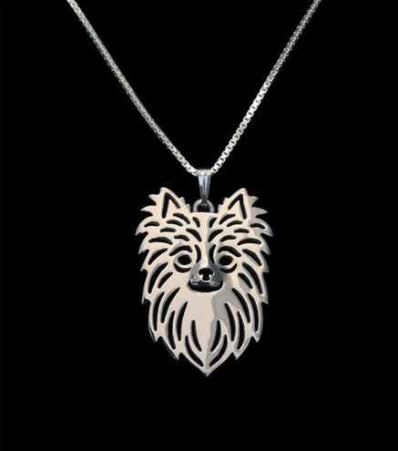Handmade Short & Long Haired Chihuahua Sterling Silver/18 Gold Pendant and 18" Necklace - FREE - Just Pay Shipping!