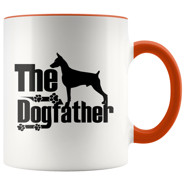 Doberman Lover Gifts The Dogfather 11oz Assorted Color Coffee Mug