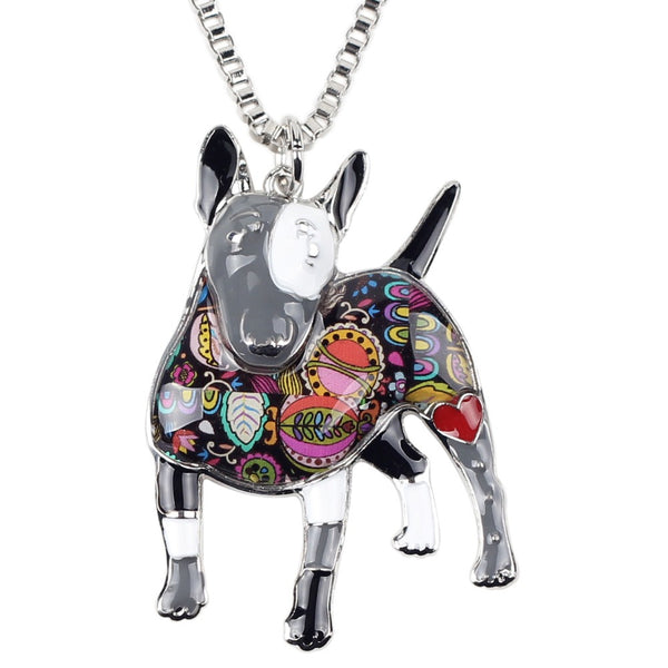 Bull Terrier Designer Pendant and Necklace