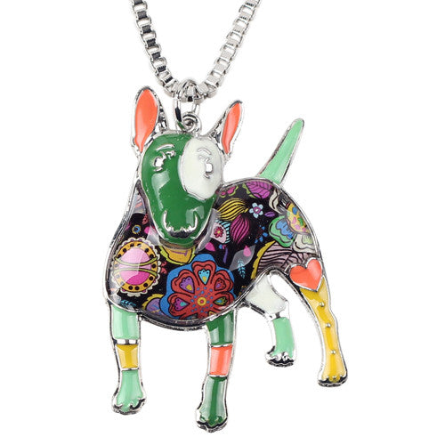 Bull Terrier Designer Pendant and Necklace