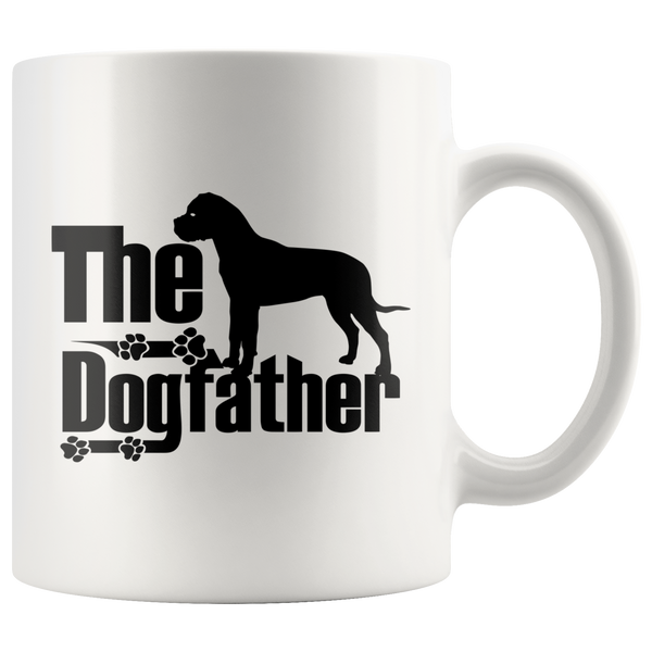 Bullmastiff Lover Gifts The Dogfather 11oz White Coffee Mug