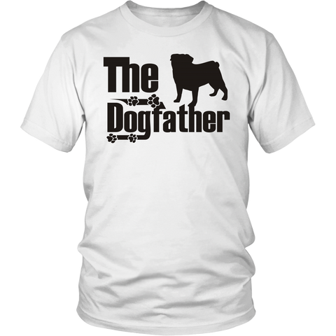 Pug Lover - The Dogfather - T Shirt - Pug Fans - FREE Shipping