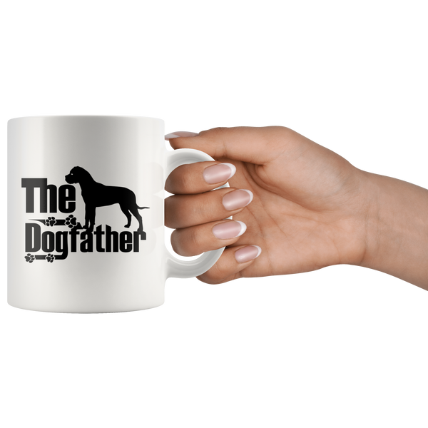 Bullmastiff Lover Gifts The Dogfather 11oz White Coffee Mug