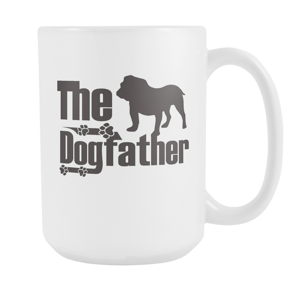 The Dogfather - Bulldog 15oz White Mug