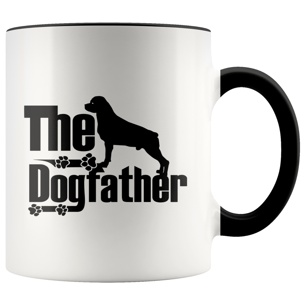 Rottweiler Lover Gifts The Dogfather 11oz Assorted Color Coffee Mug