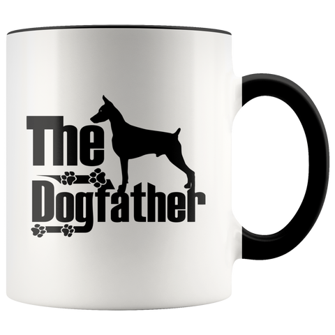 Doberman Lover Gifts The Dogfather 11oz Assorted Color Coffee Mug